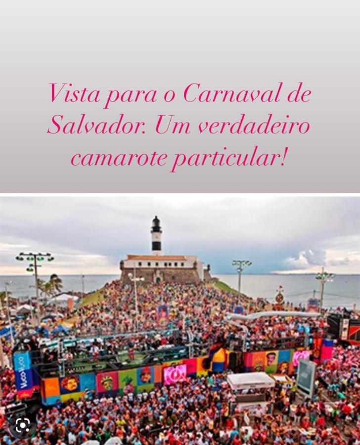 Farol da Barra Apartment: Beachfront Carnival Views Salvador Exterior photo
